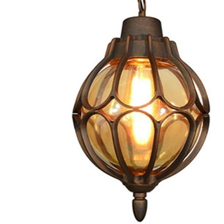 Injuicy Outdoor Hanging Lantern Rustic Waterproof Pendant Lighting Fixture In Metal With Glass Globe 7 1 Exterior Light For Porch Entryway Brown Canada Injuicy Outdoor Hanging Lantern Rustic, Outdoor Globe Lighting Fixtures