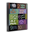 thumbnail image 4 of Blocked Kid's Educational Counting Black Framed Giclee Art, design by Carla Daly, 4 of 9