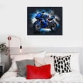thumbnail image 5 of Orinice  Personalized Motorcycle Watercolor Art with Dark Background Watercolor Bike Gift for Motorcycle Enthusiast Bike Lovers Gift for Him Classic Bike Dark Watercolor Art 20x16in, 5 of 6