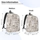 thumbnail image 2 of Easygdp Puppy Mochila de Lona Resistente para Laptop, Compatible con Laptops de 15 a 17 pulgadas, Ideal para Escuela, Trabajo y Viajes-Medium, 2 of 5