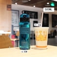 thumbnail image 2 of Multicolor Portable Water Jugs 500ML Travel Kettle Sports Water Bottle Student Water Cup Gym Plastic Cup BLUE, 2 of 8