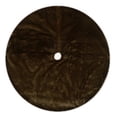 thumbnail image 7 of Mink Faux Fur Christmas Tree Skirt - 48" - Brown, 7 of 7