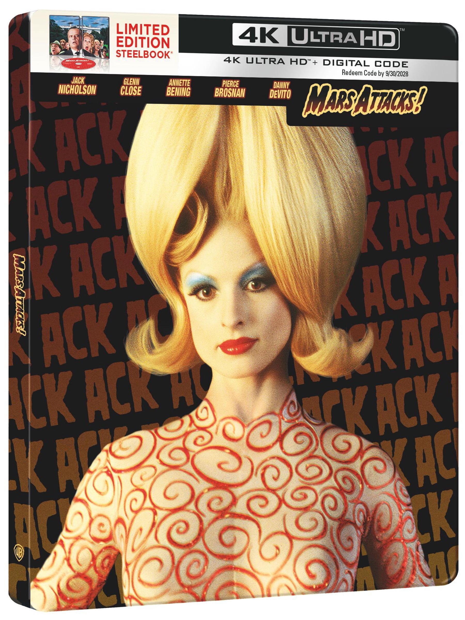 Mars Attacks! (Steelbook) (4K Ultra HD + Digital Copy), Science Fiction, Warner Bros.
