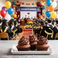 thumbnail image 5 of 2026 Graduation Cupcake Toppers Black Gold Glitter Cake Toppers 12Pcs for 2026 Graduation Party Decorations Supplies, 5 of 6