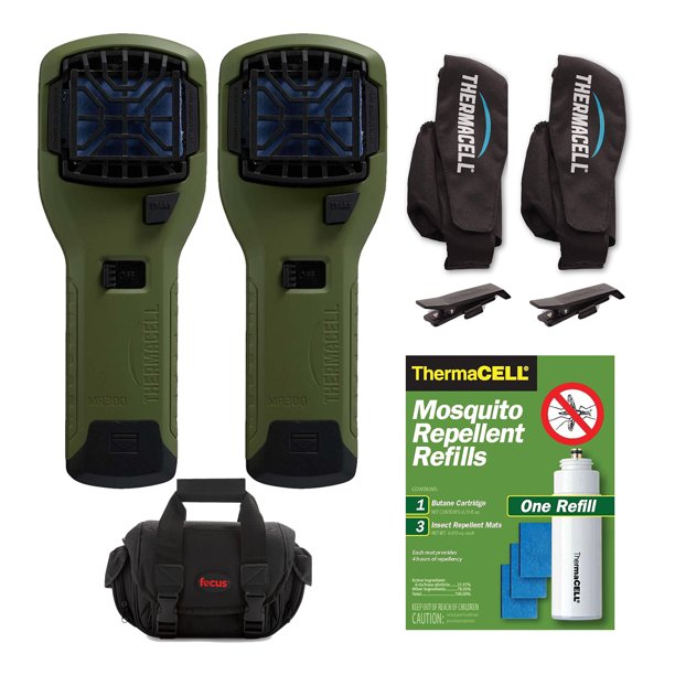 ThermaCELL Double Camper's Kit 2 Appliances, Holsters, 4 Refills