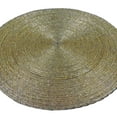 thumbnail image 4 of Glass Beaded PlacematSet of 4Size: 14" RoundColor: Antique Gold, 4 of 4