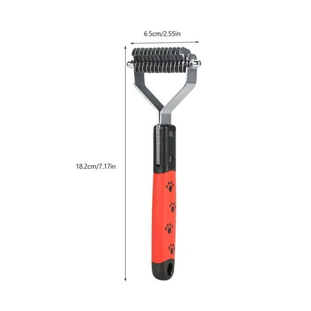 Faginey Pet Hair Comb Stainless Steel Pin Grooming Deshedding Tool