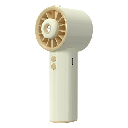 

Bdday Mini Fans Portable Vaneless Turbine Small Fan Portable Portable Quiet Noise Reduction Three Gear Adjustment Usb Charging Spray Fan Fans for Home