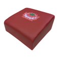 thumbnail image 3 of Cojín de meditación tipo puf tatami antideslizante, elegante cojín de suelo de madera de cuero sintético, asiento de meditación para adultos, sala de Estilo A, 3 of 8