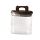 thumbnail image 5 of Recipiente de almacenamiento de vidrio hermético transparente, botes de cocina con tapa de madera 700ml, 5 of 6