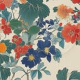 thumbnail image 4 of Yayeee Shower Curtain with Hooks 72"x72" Waterproof Fabric Bathroom Hanging Decor, Orange Japanese Flowers Pattern, 4 of 5