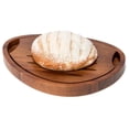 thumbnail image 2 of x Tom Papa Breaking Bread Cutting Board, 2-Piece Style Wood Bread Board with Nesting Crumb Tray, -Century Modern Serving Board for Slicing & Entertaining, 11.7” x 16”, 2 of 7