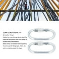 thumbnail image 3 of Chain Quick Link, Chain Connector Multifunctional Rugged 22KN Load Capacity Wide Application 2PCS  for Warehouses, 3 of 7