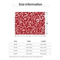 thumbnail image 5 of Honeii Question Marks1 print throw blanket, crafted from cozy cotton flannel, offers versatile home decor as a bedding suitable for all seasons.-50"x40", 5 of 6