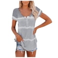 thumbnail image 2 of Women Shirt Short Sleeve Casual Stylish Top Shirts, 2 of 2