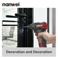 thumbnail image 6 of Nanwei Mini Cordless Impact Driver Kit Brushless Motor 1/4 Impact Driver, 6 of 12