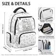thumbnail image 5 of CHAQLIN Mushroom and Frog Pattern Padded Shoulder Straps Kids School Backpack for Daily Commute Elementary School, Lightweight Multi-Pocket Polyester Kids Backpack, 5 of 10