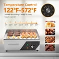 thumbnail image 3 of Ktaxon 18" Electric Griddle, 1500W Stainless Steel Countertop Flat Top Grill, 3 of 7
