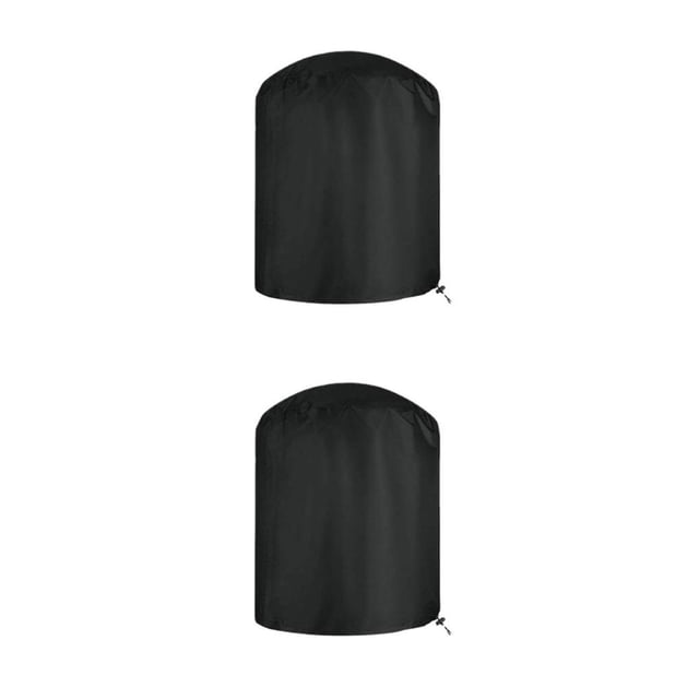 Cubierta de muebles de jardín Naiovety impermeable 58x77cm 2Conjunto Negro