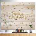 thumbnail image 2 of Design Art - Merry Christmas Handwritten Wish on white and gold, 2 of 5