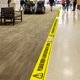 thumbnail image 5 of Matsuzay Cinta adhesiva de advertencia de PVC para supermercado, centro comercial, banco, cinta adhesiva de advertencia para suelo, pegatina de alerta de cartulina, 5 of 6