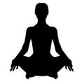thumbnail image 2 of Yoga Pose Wall Decal by Wallmonkeys Peel and Stick Graphic (18 in H x 15 in W) WM119759, 2 of 4