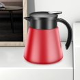 thumbnail image 4 of Termo de acero inoxidable de doble pared con aislamiento al vacío, para café, leche, té, agua, 680/880 ml, color negro, 4 of 5