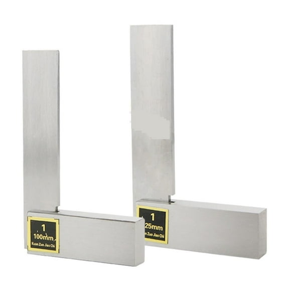 90 Degree Wide Seat Square Ruler Metal Measuring Tools Set Square Carpentry And Joinery Tools Try Square Angle Ruler Woodworking ,Woodworking Protractor