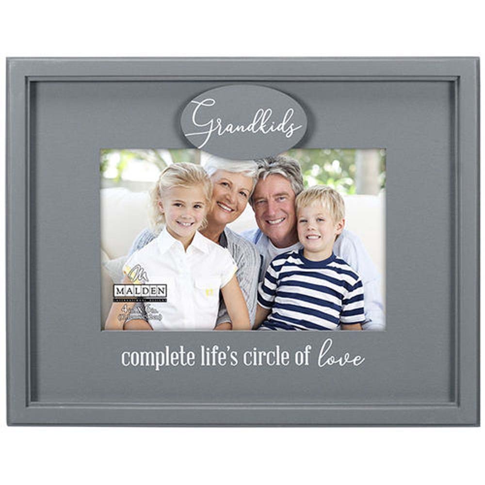Malden Int Designs 4x6 Grandkids Sentiment Picture Frame Grandkids