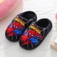 thumbnail image 1 of Zapatilla de algodón con estampado de Spiderman de dibujos animados para niños Suave Otoño Invierno Cálido Princesa Bebé Niños Niña Interior Hogar Dormitorio Algodón Shoes34-35 para 22 CM Gao Jinjia LED, 1 of 2