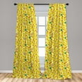 thumbnail image 5 of Ambesonne Animal Curtains, Poultry Hatching, Pair of 28"x63", Multicolor, 5 of 5