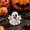 A, variant on Mini Halloween Ghost Figurines, Small Resin Ghost Statues Miniature Decorations, 6 Styles Cute Spooky Ghost Figures for Tiered Tray Cake Topper Halloween Party Supplies