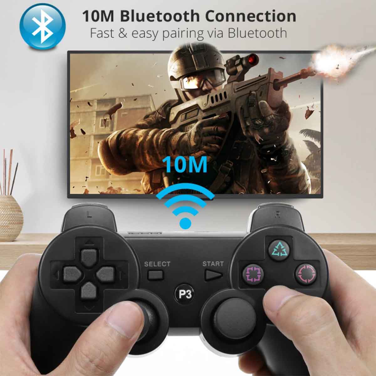 Ps3 Controller Wireless Bluetooth Gamepad Controller For Sony Ps3 Playstation 3 Pc Walmart Com Ps3 Controller Wireless Bluetooth Gamepad Controller For Sony Ps3 Playstation 3 Pc Walmart Com