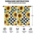 thumbnail image 2 of Blackout Kids Curtains,Sunflowers Bees Checkered Childrens Insulated Curtains Set Of 2,Bedroom Essentials,Toddler Room Decor 42x63in(106x160cm), 2 of 4