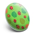 thumbnail image 2 of Lots of Ladybugs and Leaves Pattern Metal 1.1" Tie Tack Hat Lapel Pin Pinback, 2 of 4