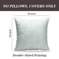 thumbnail image 2 of LALILO Throw Pillow Covers Pastel Blue Amp White Damask Damask Blue Baby Cushion Cover 18" x 18", 2 Pack, 2 of 6