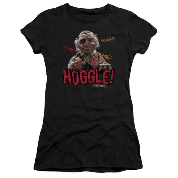 Labyrinth Hoggle S/S Junior Women's T-Shirt Sheer Black