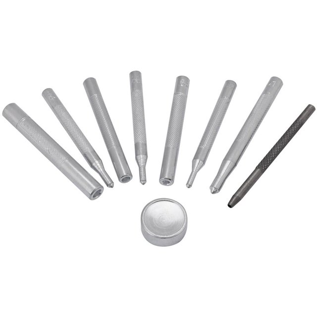 Sonew Boutons-Pression, Outil de Réglage de Boutons-Pression, 40 Ensembles Boutons-Pression Popper Accessoires en Cuir pour Jeans avec Étui