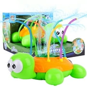 FiGoal Kids Sprinkler Outdoor Water Activity Spray  for Toddlers Spinning  for Backyard Splash