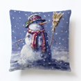 thumbnail image 2 of 45*45CM siesta Año Nuevo Santa Claus funda de cojín funda de almohada funda de cojín de sofá de coche zhangyuxiang LED, 2 of 2