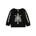 thumbnail image 1 of ITFABS Chandail Imprimé Halloween pour Enfants, Manches Longues Col Rond, 1 of 7