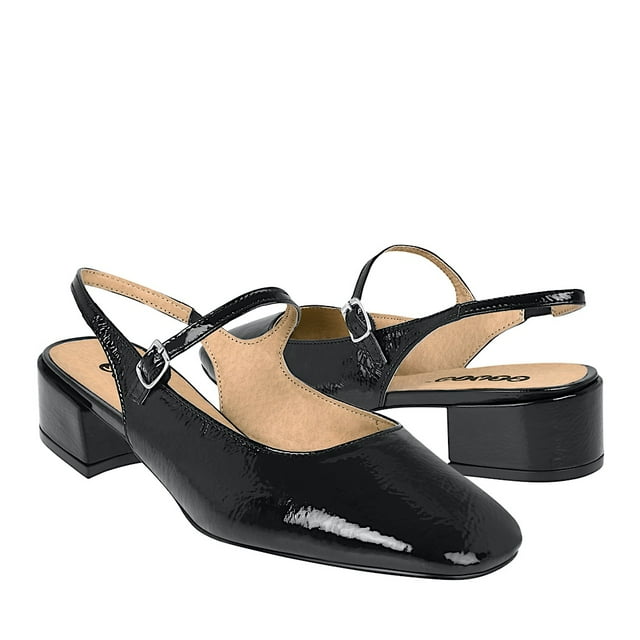 ZAPATOS DAMA STYLO 8550 CHAROL NEGRO