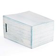 thumbnail image 6 of Wood Trash Can Wastebasket Rustic Rectangular Garbage Container Bin Bedroom, 6 of 7
