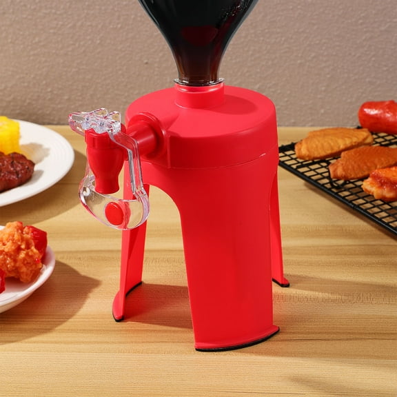 WHAMVOX Drink Dispenser Made of Food Grade Plastic with Faucet Control and Stand 2 Liter 1 Liter