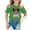 Green, variant on Girls T Shirts Size 14-16 Regular Fit Tractor Printing Crewneck Breathable Short Sleeve T Shirts Kids Summer Tops Tees