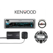Kenwood KMR-D765BT Marine CD Player w/ SXV300V1 SiriusXM & KCA-RC55MR Remote