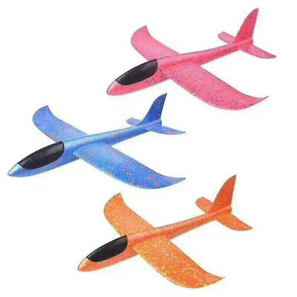 3pcs Airplanes Flying Gliders Plane For Kids Manual Throwing Outdoor Sports Toys For Challenging Children Games Foam Airplane
