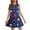 D10;Navy, variant on YOUYEDIAN Independence Day Plus Size Spring Dresses for Teens 1776 Sleeveless Red Blue and White Sun Dress Freedom Crew Neck Vacation Dress Midi Dress 2025 Summer Casual Dresses,Blue 4-5 Years