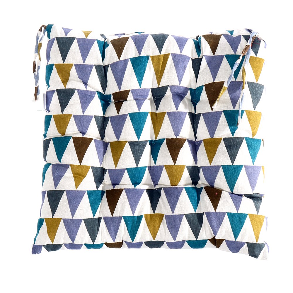 10 Color Comfortable Thick Chair Cushion Pads Seat Mat w/ Ties for