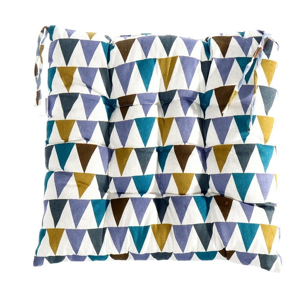 18 X18 Comfortable Chair Seat Cushion Pads W Ties Dining Chair Cushion Tatami Mat Floor Pad Patio Chair Sofa Car Indoor Outdoor Use Walmart Com Walmart Com